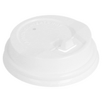 222.01-COPERCHIO ALTO PER BICCHIERI 120 ML  BIANCO PS (100 u.)