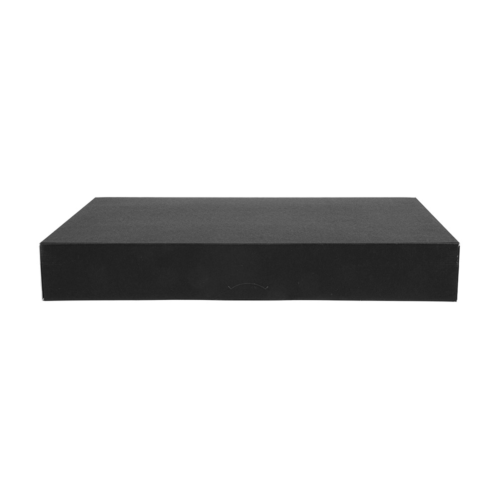 259.18-SCATOLE CATERING, PIANA 'THEPACK'  42x28x6 CM NERO CARTONE NANO-MICRO (50 u.)
