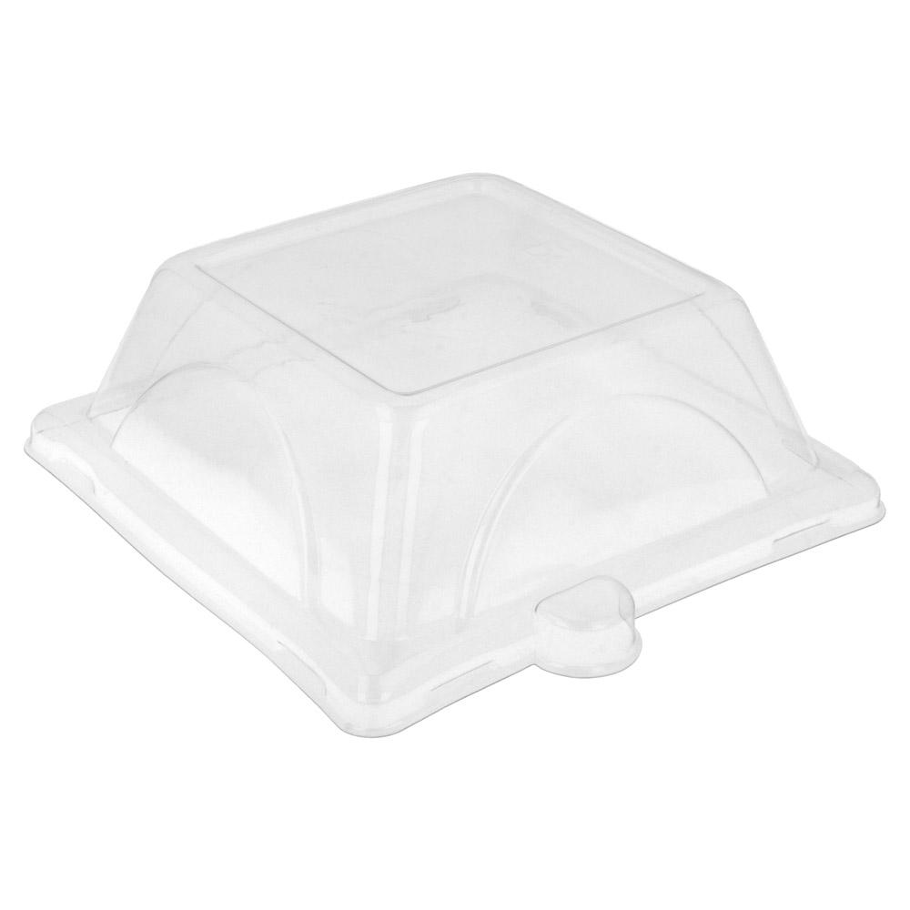 215.91-COPERCHI PER CODICE 215.90   16,4x16,4x4 CM TRASPARENTE PET (50 u.)