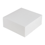 201.58-SCATOLE PER PASTICCERIA SENZA FINESTRA 'THEPACK'  18x18x7,5 CM BIANCO CARTONE NANO-MICRO (50 u.)