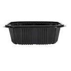 262.66-RECIPIENTI 1000 ML 19,4x16,4x6,4 CM NERO PP (50 u.)