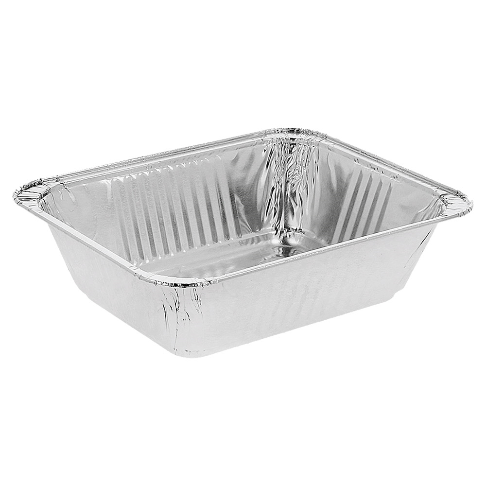135.31-VASCHETTA RETTANGOLARE  250 ML 12,5x10,2x3,6 CM ALLUMINIO (100 u.)