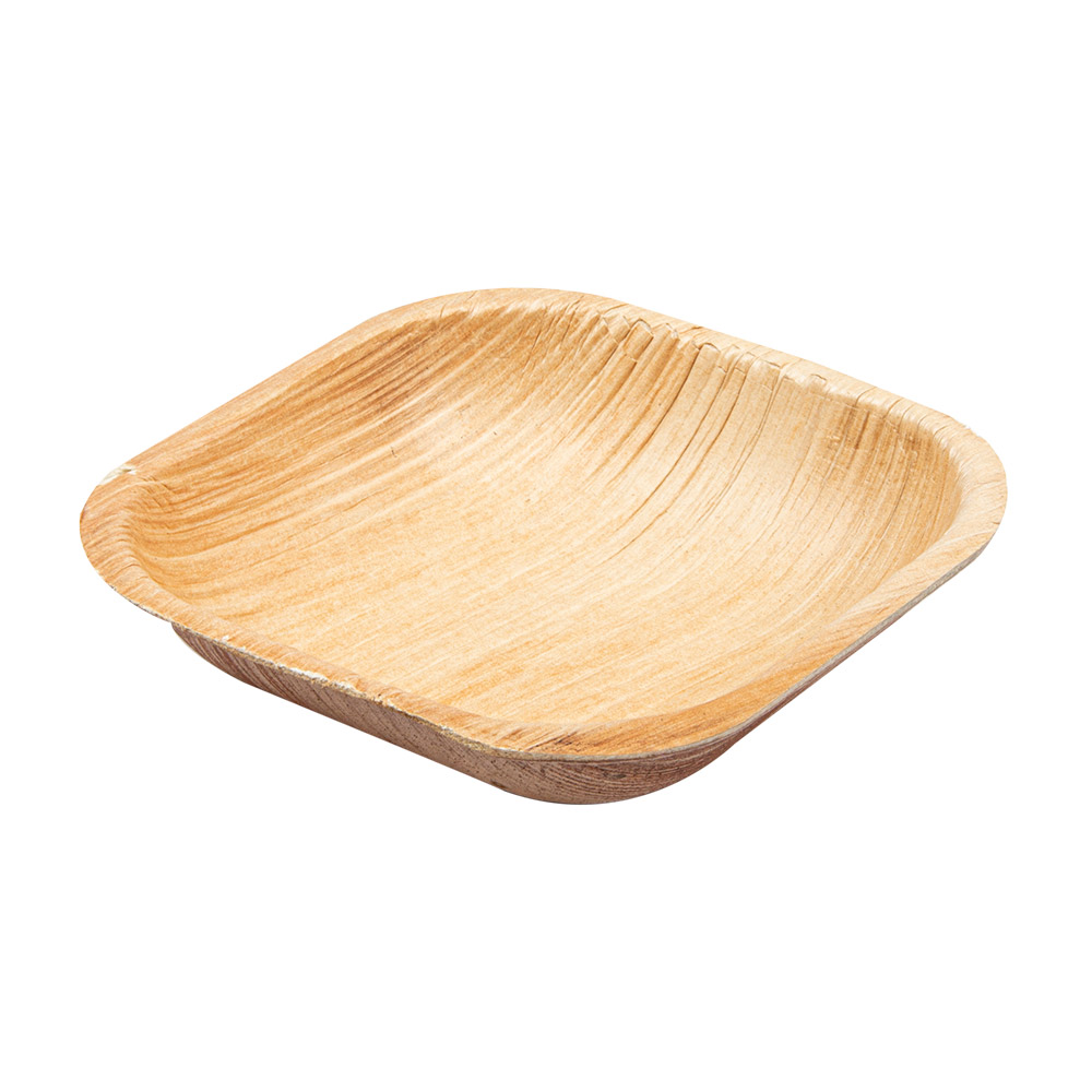 224.60-PIATTI QUADRATE 'ARECA'  10x10x2,5 CM NATURALE ARECA (25 u.)