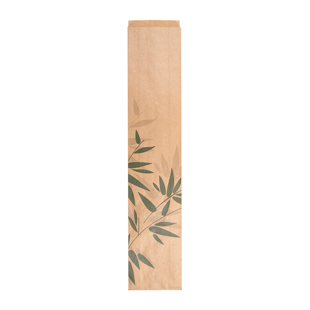 360.16-SACCHETTO PANETTERIA 'FEEL GREEN'  32 G/M2 9+3,5x46 CM NATURALE KRAFT (500 u.)
