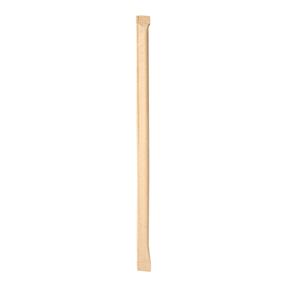227.87-CANUCCE DRITTE IMBUSTATE KRAFT 'PAPER'  Ø0,60x20 CM NATURALE KRAFT (250 u.)