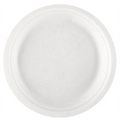 125.17-PIATTI 'BIONIC'  Ø 18x1,8 CM BIANCO BAGASSA (50 u.)