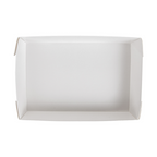 255.98-SCATOLINE+COPERCHI CON FINESTRA 'THEPACK' 1300 ML 21x14x5 CM BIANCO CARTÓN NANO-MICRO + PP + OPP (25 u.)