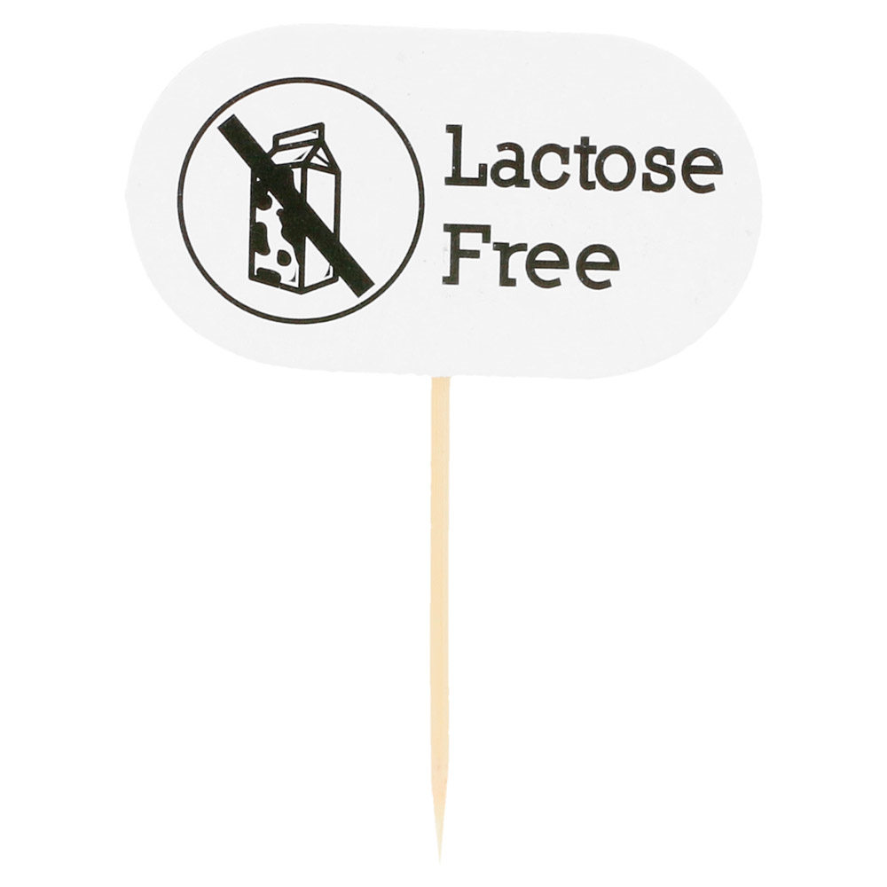222.68-SPIEDINI - LACTOSE FREE   8 CM BIANCO LEGNO (100 u.)