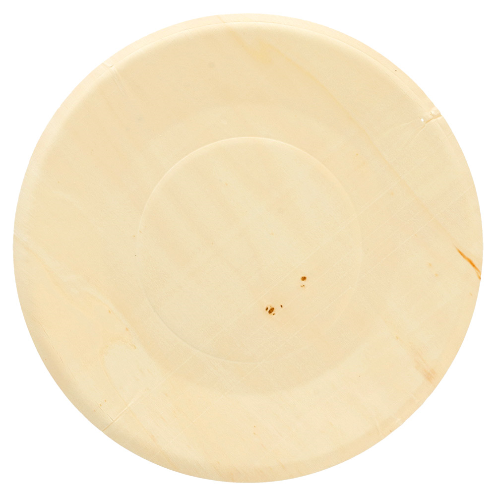 170.34-PIATTO ROTONDO 'WOOD'  Ø 21,5x1,5 CM NATURALE LEGNO (50 u.)