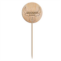 210.45-STEAK MARKER - ROSSO   9,5 CM NATURALE LEGNO (100 u.)
