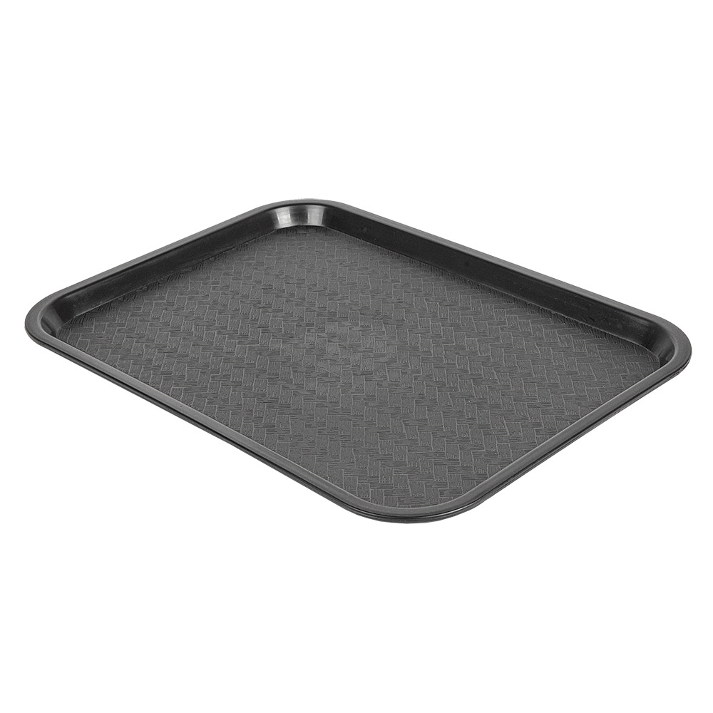 257.61-VASSOIO FAST FOOD   30,4x41,4x1,8 CM NERO PP