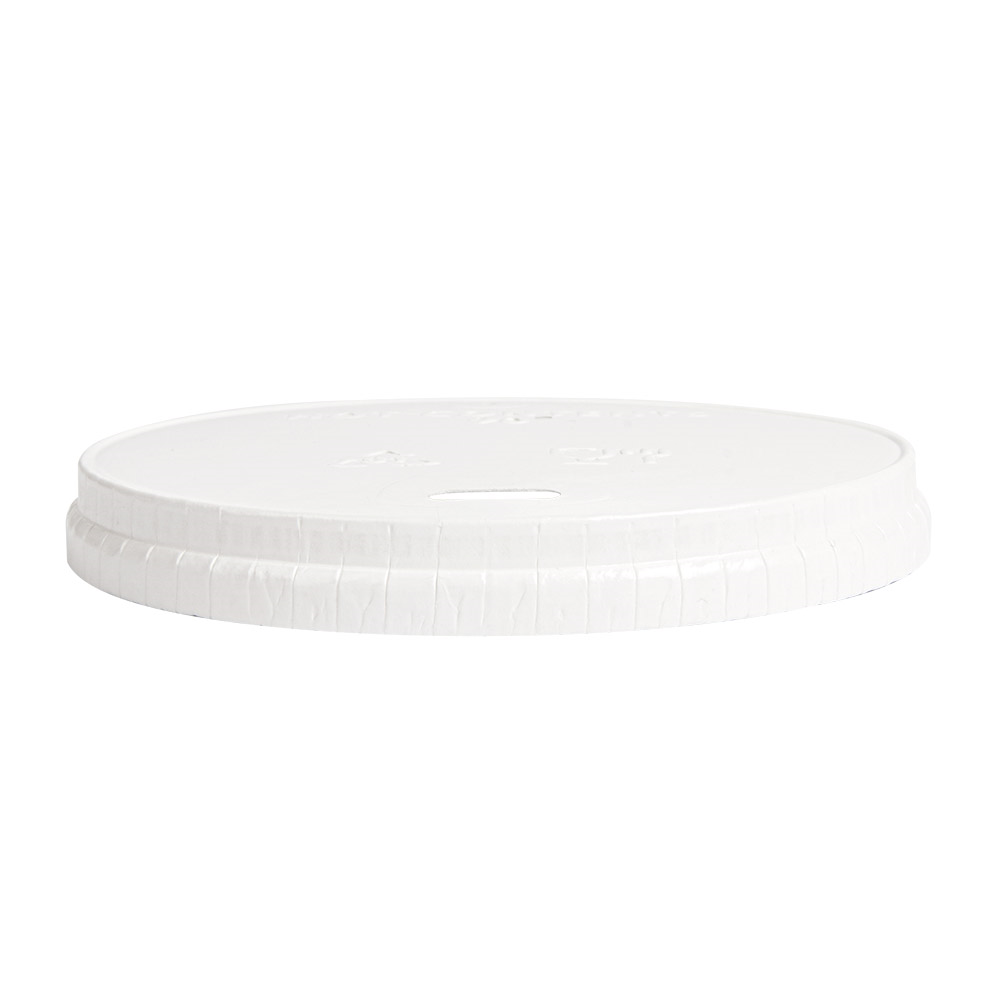 257.96-COPERCHIO PER BICCHIERI  310 G/M2 Ø 9 CM BIANCO CARTONE (50 u.)