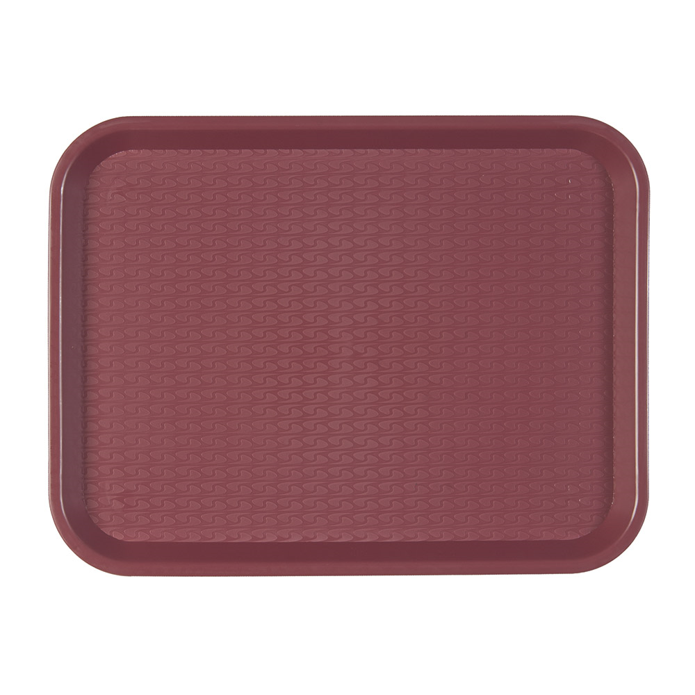 132.51-VASSOIO FAST FOOD   30,4x41,4x1,8 CM BORDEAUX PP