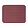 132.51-VASSOIO FAST FOOD   30,4x41,4x1,8 CM BORDEAUX PP