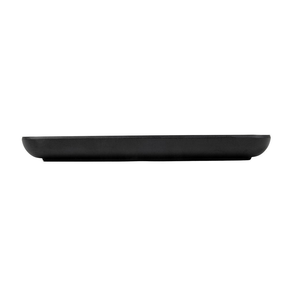 262.20-PIATTI PIANI QUADRATE ASAMI WARE  26,7x26,7x2,5 CM NERO MELAMINA (1 u.)