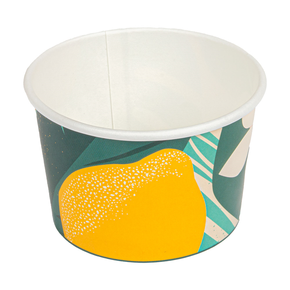 269.77-COPPETTE GELATI AMALFI 120 ML 210 + 18 PE G/M2 Ø7,7x4,7 CM BIANCO CARTONE (50 u.)