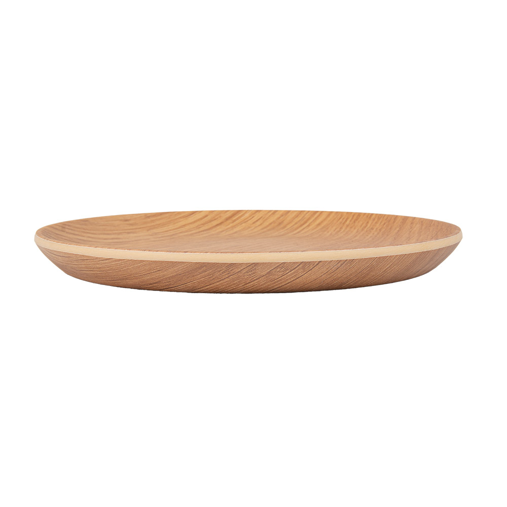 263.48-PIATTI PIANI ASAMI WARE  Ø 15,3x1,5 CM SIMILITUDINE LEGNA MELAMINA (1 u.)