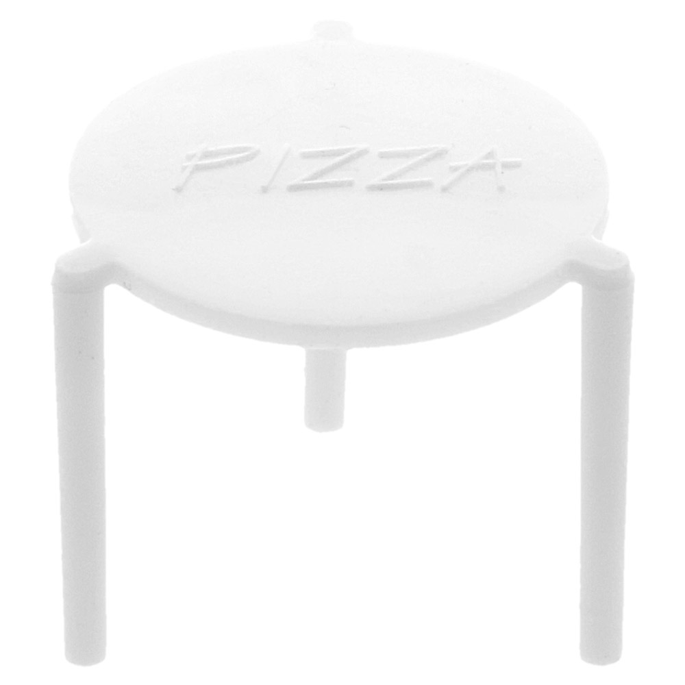 148.47-DISTANZIATORE PER PIZZA   Ø 4,5x3,7 CM BIANCO PP (250 u.)
