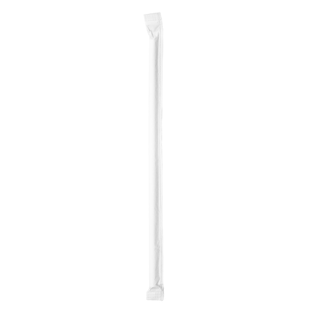 227.93-CANUCCE DRITTE IMBUSTATE BIANCHE 'PAPER'  Ø0,60x20 CM BIANCO CARTA (250 u.)