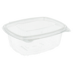 169.31-CONTENITORE CON COPERCHIO 500 ML 14,5x11,5x5,4 CM TRASPARENTE RPET (100 u.)