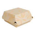 274.14-SCATOLE HAMBURGER 'THEPACK-FEEL GREEN'  12,5x12x5,8 CM NATURALE CARTONE NANO-MICRO (50 u.)