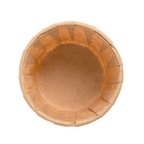 268.33-TERRINA CARTA PLISSETTATA 45 ML (1,5 oz) 80 G/M2 Ø5/3,6x3,1 CM NATURALE PERGAMANA ANTIGRASSI (250 u.)