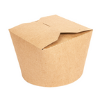 256.85-RICIPIENTI INSALATA 1000 ML 275 + 25 PE G/M2 Ø12,3x8,5 CM NATURALE KRAFT (50 u.)