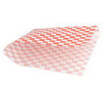 186.40-CARTA ANTIGRASSO APERTO 2 LATI FAST FOOD RED FITIPALDI 32 G/M2 17x18 CM BIANCO PERGAMANA ANTIGRASSI (500 u.)