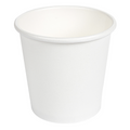 254.45-TERRINA PICCOLA 105 ML (3,5 oz) 210 + 18 PE G/M2 Ø6/4,5x5,8 CM BIANCO CARTONE (50 u.)