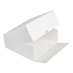 201.58-SCATOLE PER PASTICCERIA SENZA FINESTRA 'THEPACK'  18x18x7,5 CM BIANCO CARTONE NANO-MICRO (50 u.)