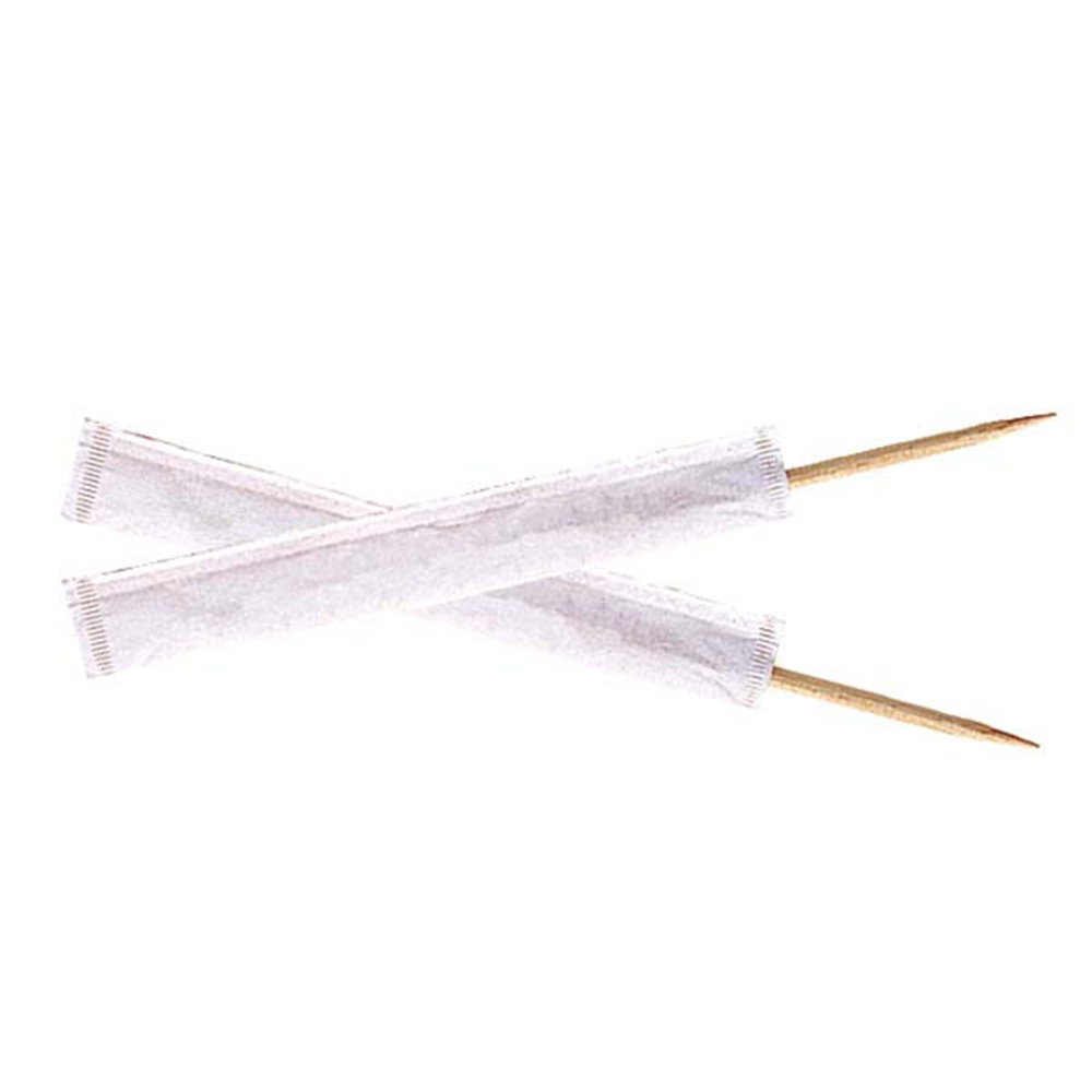112.55-STUZZICADENTI IN BUSTINA INDIVIDIVIDUALE  6,5 CM NATURALE LEGNO (1000 u.)