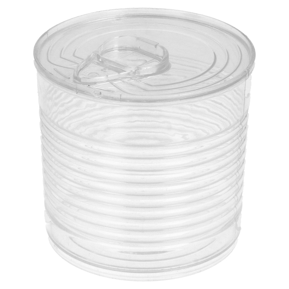 218.32-CONTENITORI APERITIVO BARATTOLO CONSERVA  220 ML Ø 7,4x7,2 CM TRASPARENTE PS (20 u.)