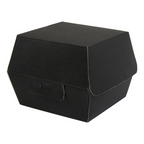 234.12-SCATOLE HAMBURGER 'THEPACK'  13x12,5x9 CM (M) NERO CARTONE NANO-MICRO (50 u.)
