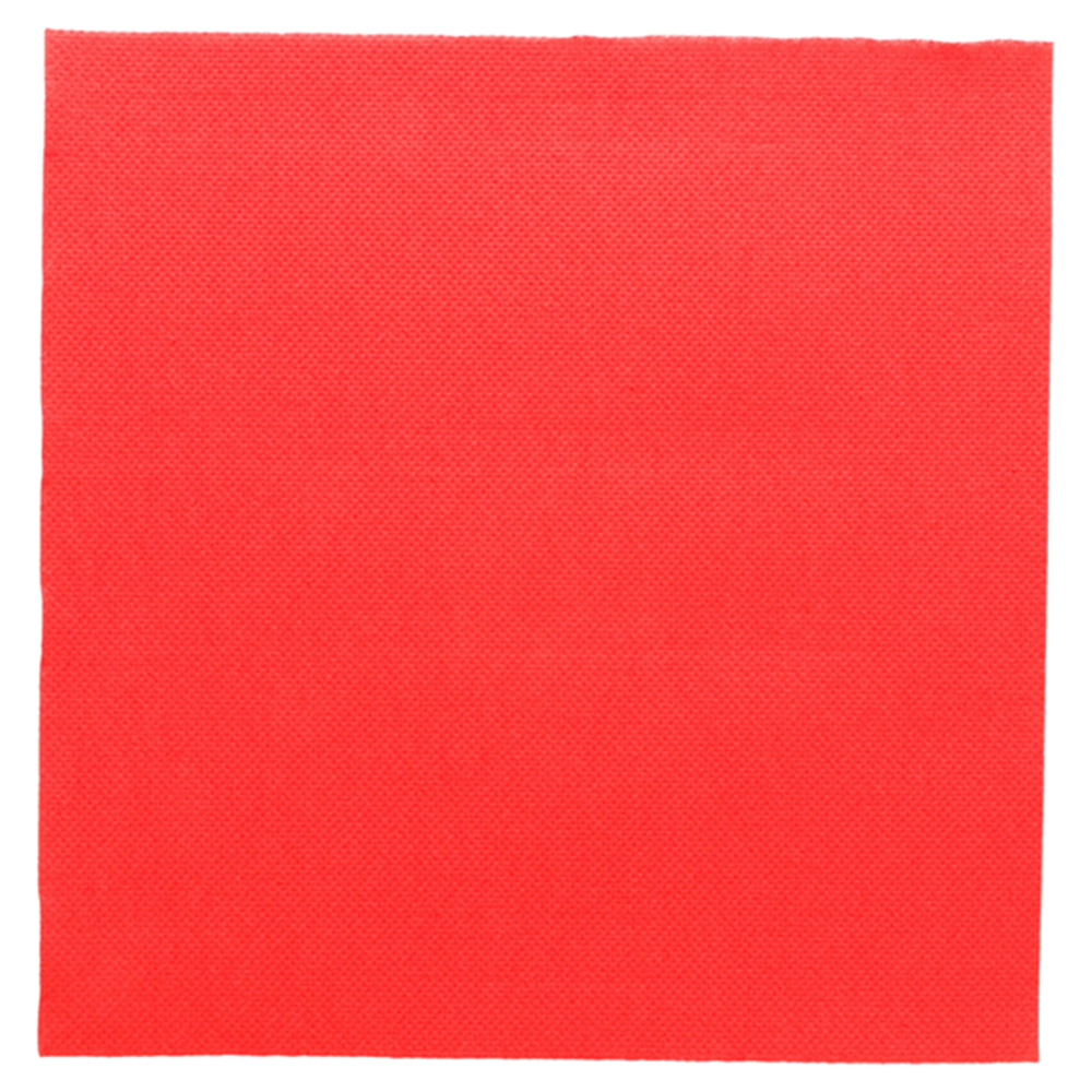 101.37-TOVAGLIOLI ECOLABEL 'DOUBLE POINT' 18 G/M2 39x39 CM ROSSO TISSUE (50 u.)