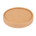 233.34-COPERCHIO TERRINA GELATI 240 ML 280 + 18 PE G/M2 Ø9,4 CM MARRONE CARTONE (50 u.)