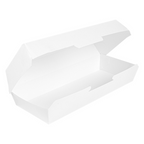 234.29-SCATOLE "PANINI" 'THEPACK'  26,5x12,2x7 CM BIANCO CARTONE NANO-MICRO (50 u.)