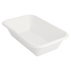 221.39-VASSOI 'BIONIC' 950 ML 21,5x14x5,2 CM BIANCO BAGASSA (50 u.)