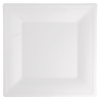 126.00-PIATTI QUADRATI 'BIONIC'  26,2x26,2x1,4 CM BIANCO BAGASSA (50 u.)