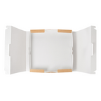 253.25-SCATOLA CON MANIGLIA   32x32x3,8 CM NATURALE CARTONE A MICROCANALI (100 u.)