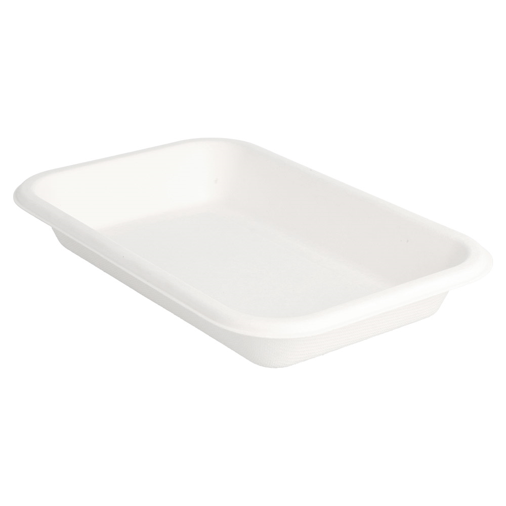 221.36-VASSOI 'BIONIC' 350 ML 18x12x2,5 CM BIANCO BAGASSA (50 u.)