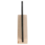 207.19-4 U. MINI LAVAGNA CON BASE   7,5x5x2 CM NERO LEGNO