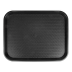 257.62-VASSOIO FAST FOOD   35,5x45,3x2,4 CM NERO PP