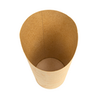 281.45-BICCHIERE PER FRITTI APERTO 'FEEL GREEN' 22 OZ - 660 ML 250 + 20PE G/M2 Ø8,5x18 CM MARRONE CARTONE (50 u.)