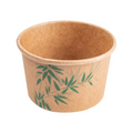 217.58-COPPETTA GELATI 'FEEL GREEN' 120 ML 210 + 18 PE G/M2 Ø7,7x4,7 CM MARRONE CARTONE (50 u.)