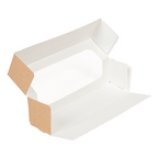 279.25-ASTUCCI PER MACARON CON FINESTRA 'THEPACK'  19x5x5 CM NATURALE CARTONE NANO-MICRO + OPP (50 u.)