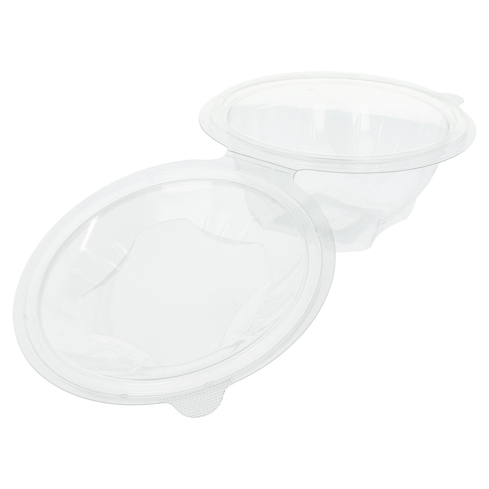 194.10-INSALATIERA CON COPERCHIO 500 ML Ø 13,1x8,4 CM TRASPARENTE RPET (75 u.)