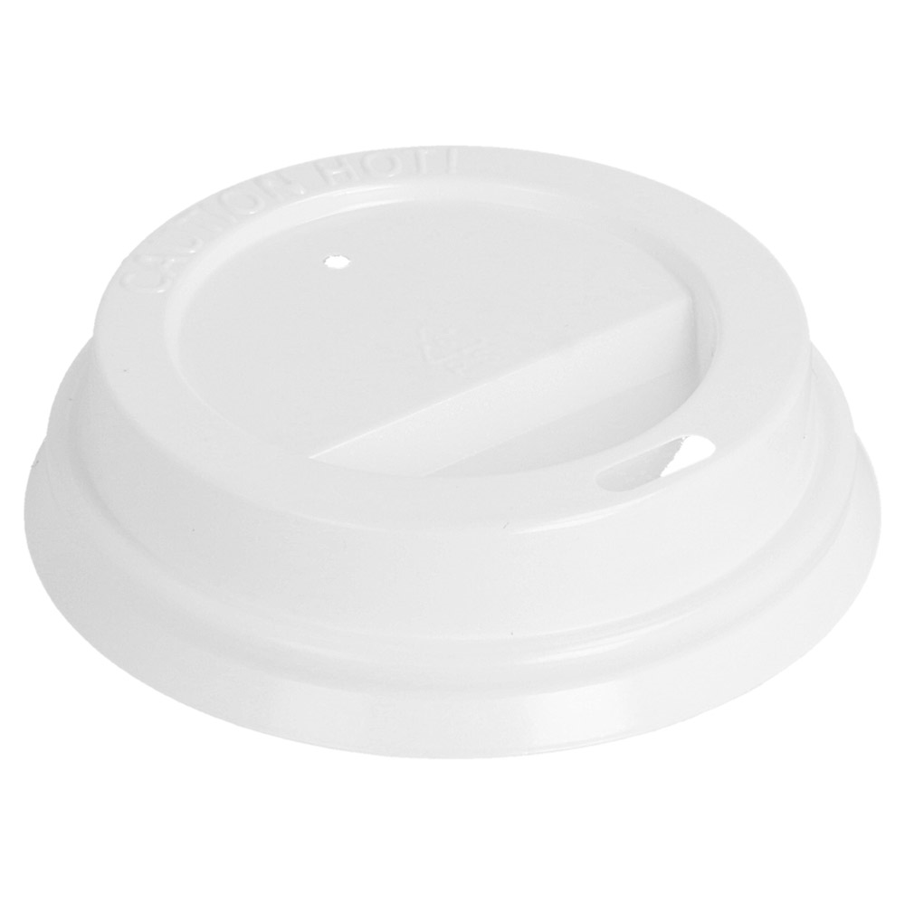 222.02-COPERCHI ALTO PER BICCHIERI 180 ML  BIANCO PS (100 u.)