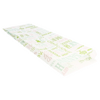 229.24-SACCHETTI BAGUETTE GARNI GREEN PAROLE 32 G/M2 12+4x35 CM BIANCO PERGAMANA ANTIGRASSI (500 u.)