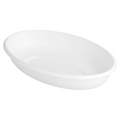 215.97-PIATTI OVALI 'BIONIC'  20,3x13,5x4 CM BIANCO BAGASSA (50 u.)
