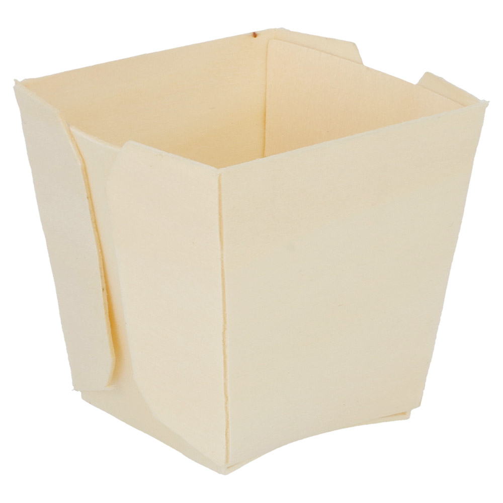 223.59-BARCHETTE QUADRATI WOOD 100 ML 5,5x5,5x5,5 CM NATURALE LEGNO (50 u.)